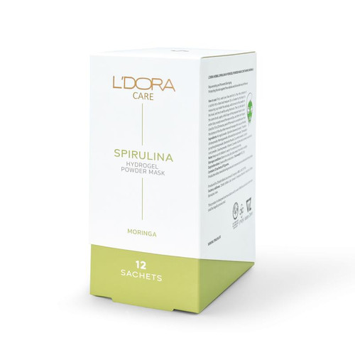 ماسک پودری اسپیرولینا هیدروژلی حاوی مورینگا 12 عددی