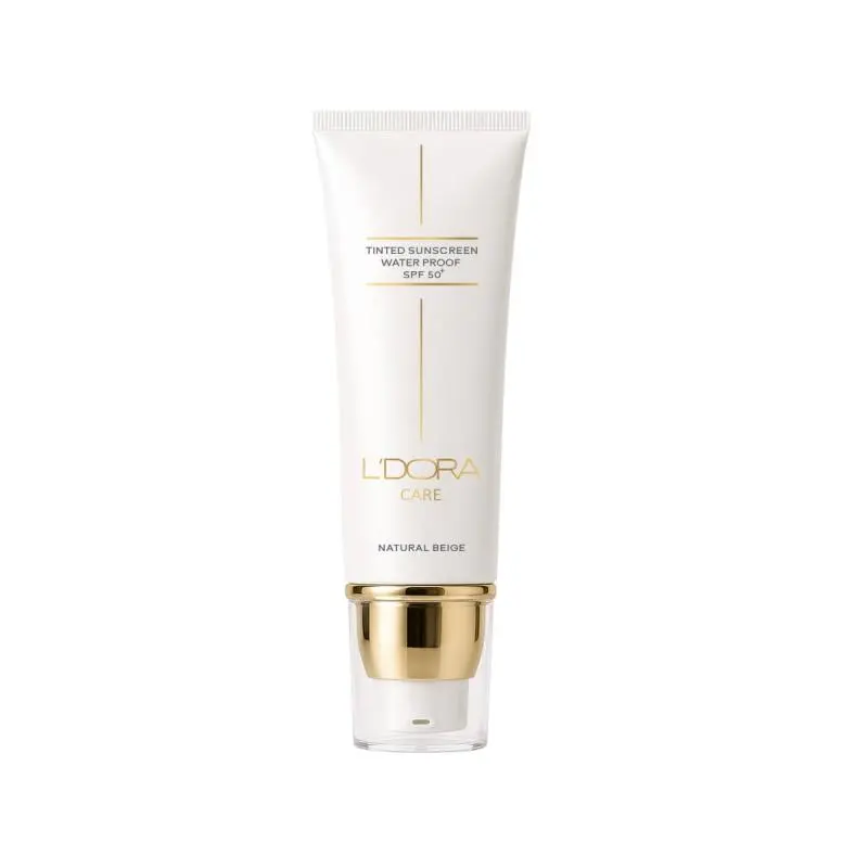 کرم ضدآفتاب رنگی ضدآب +SPF50 و ۵۰ میلی‌لیتر لدورا